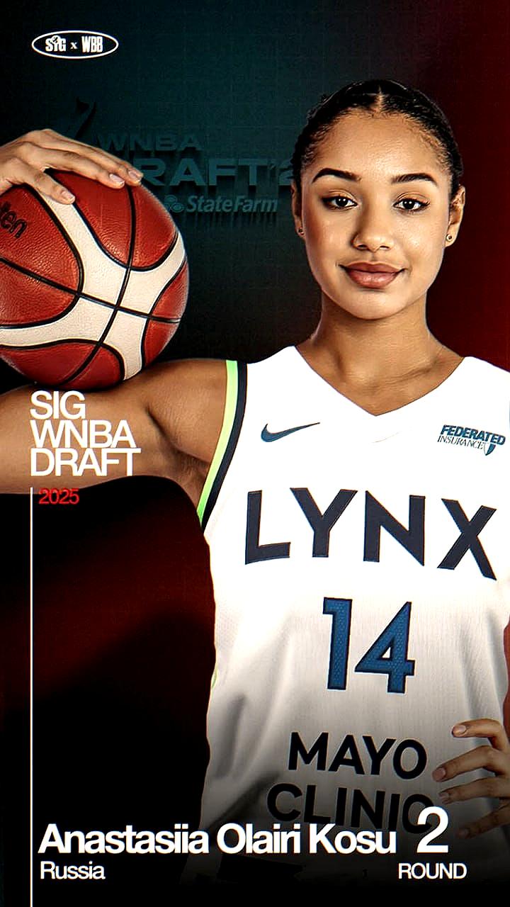 Анастасия Коса выбрана клубом 'Миннесота Линкс' на драфте WNBA