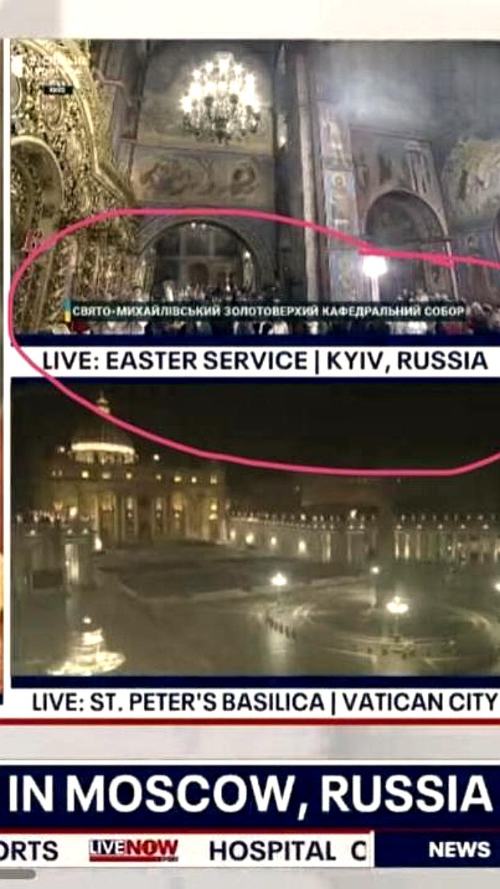 Fox News ошибочно обозначил Киев как российский город во время пасхальной трансляции