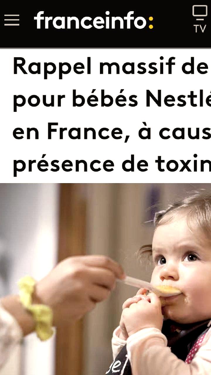 Nestlé отзывает детское питание во Франции из-за превышения охратоксина А