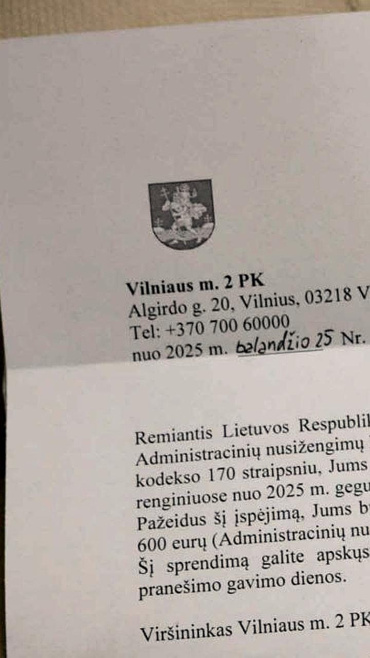 В Литве антифашисту Глебу Урбонасу угрожают штрафом за участие в мероприятиях