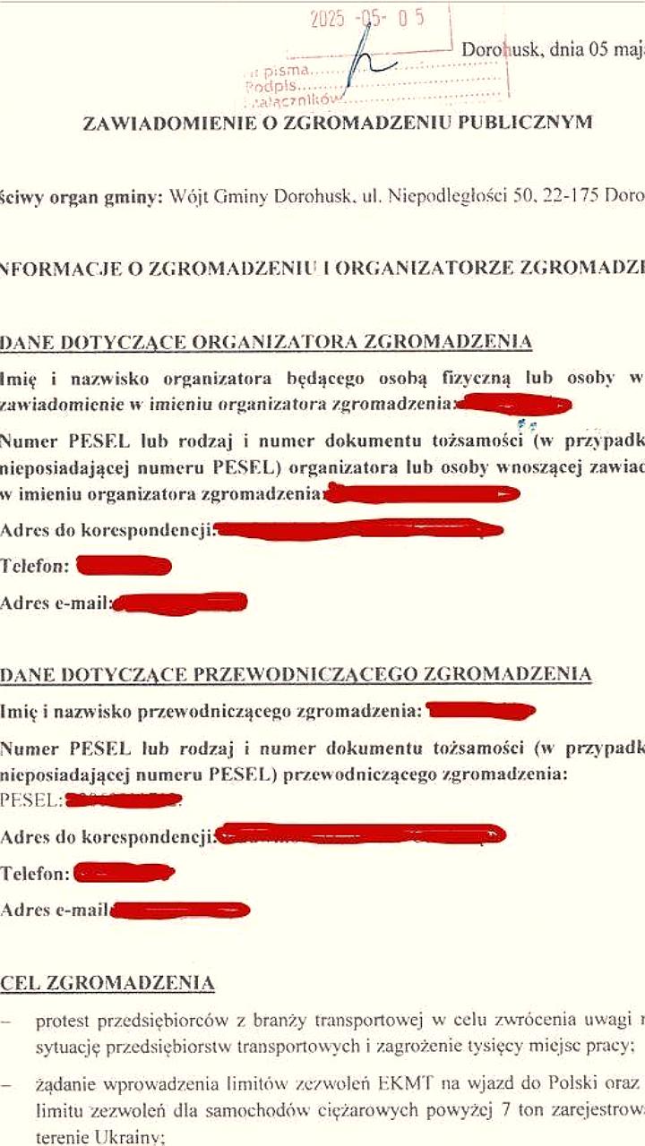 Польские перевозчики планируют протест на границе с Украиной из-за отмены разрешений