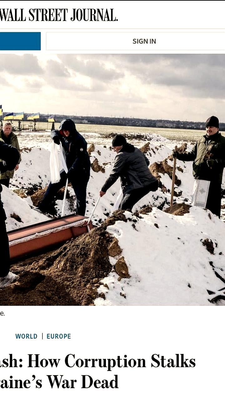 Коррупция в бизнесе захоронений на Украине: чиновники наживаются на погибших