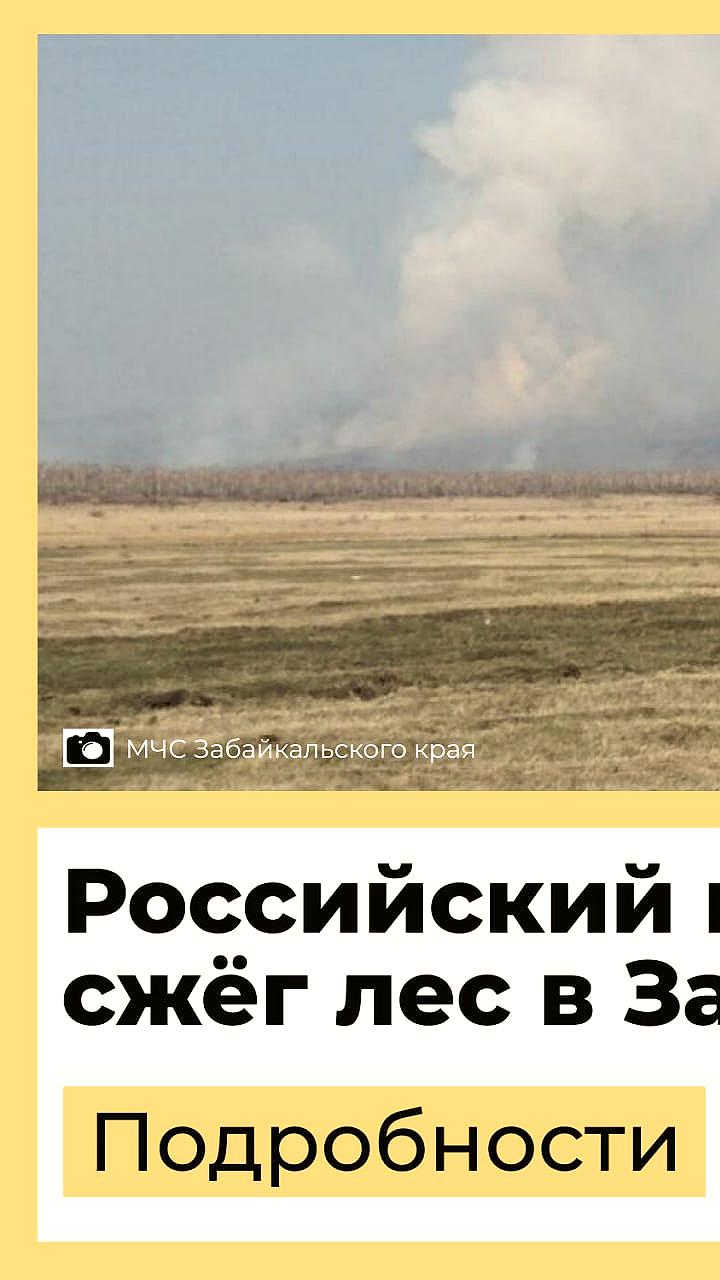 Подросток стал виновником лесного пожара в Забайкалье
