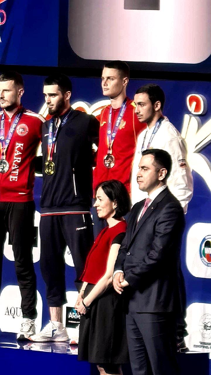 Ахмед Ахмедов стал чемпионом Европы по каратэ в Ереване