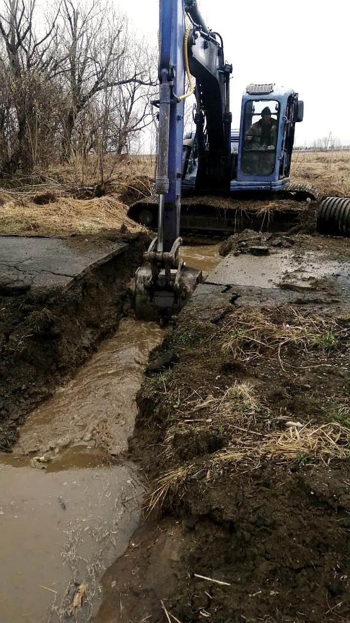 В селе Новое введен режим повышенной готовности из-за паводка