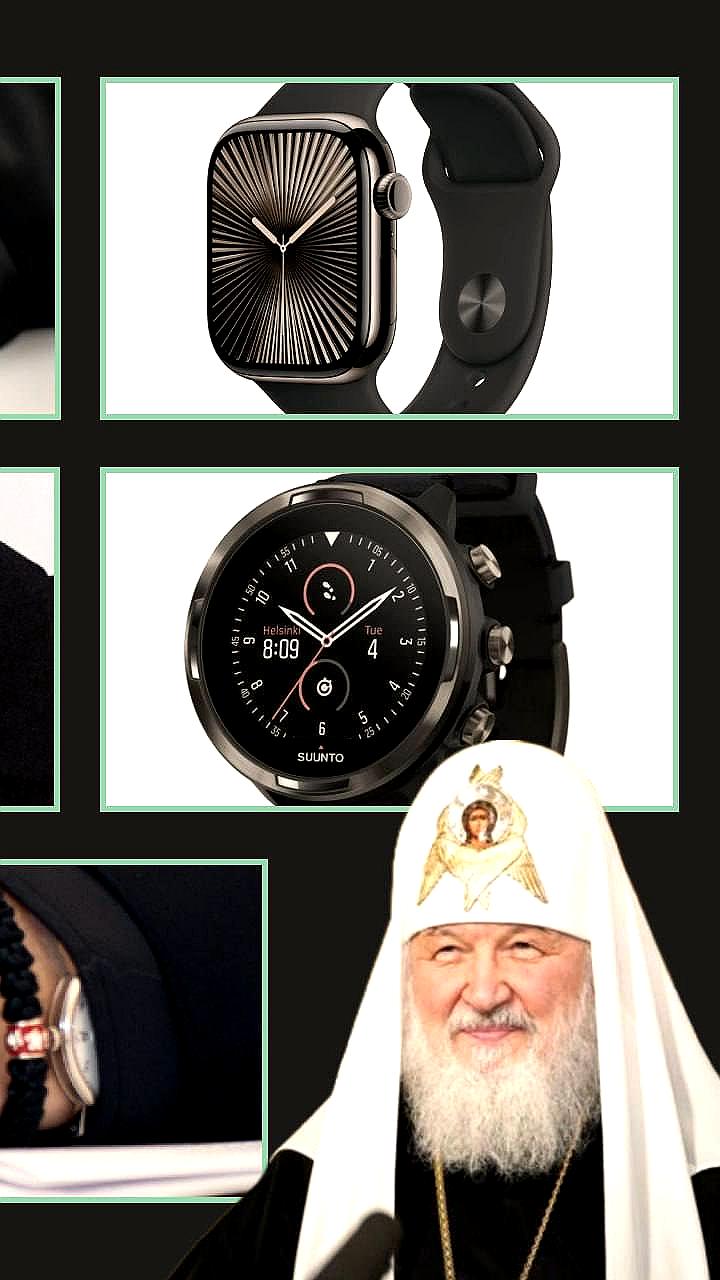 Патриарх Кирилл начинает носить Apple Watch на официальных встречах
