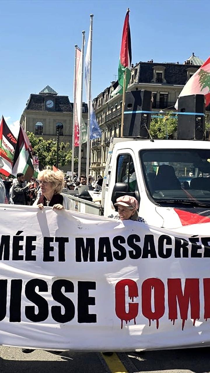 Тысячи людей протестуют против политики Израиля в Гааге и Женеве