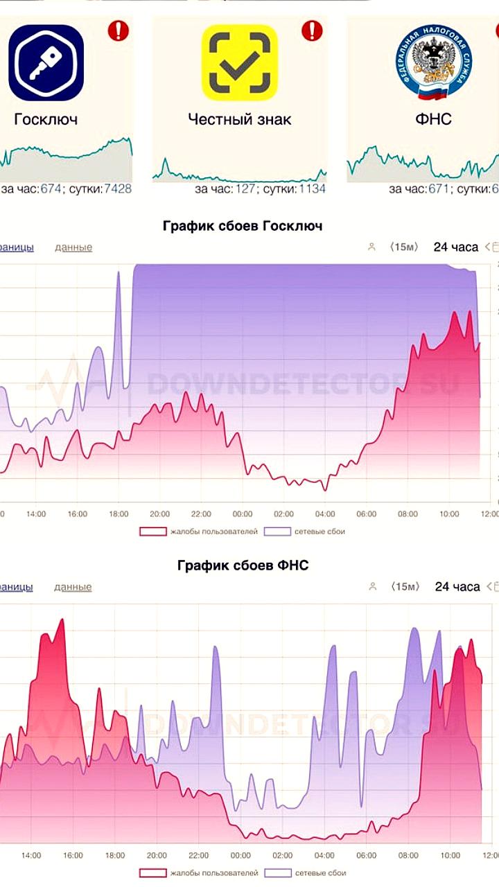 Сайты ФНС и «Честного знака» временно недоступны из-за сбоя