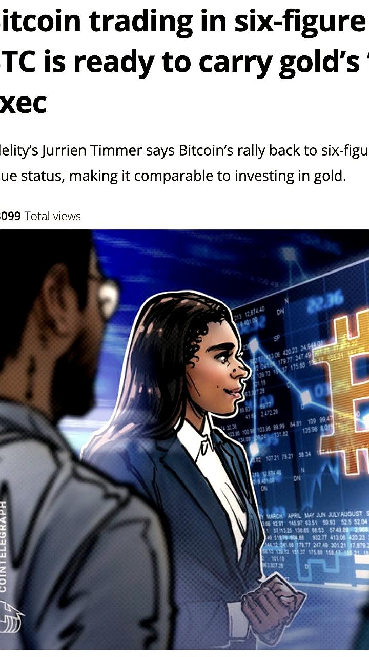 Биткоин может стать новым 'цифровым золотом', согласно прогнозам Fidelity