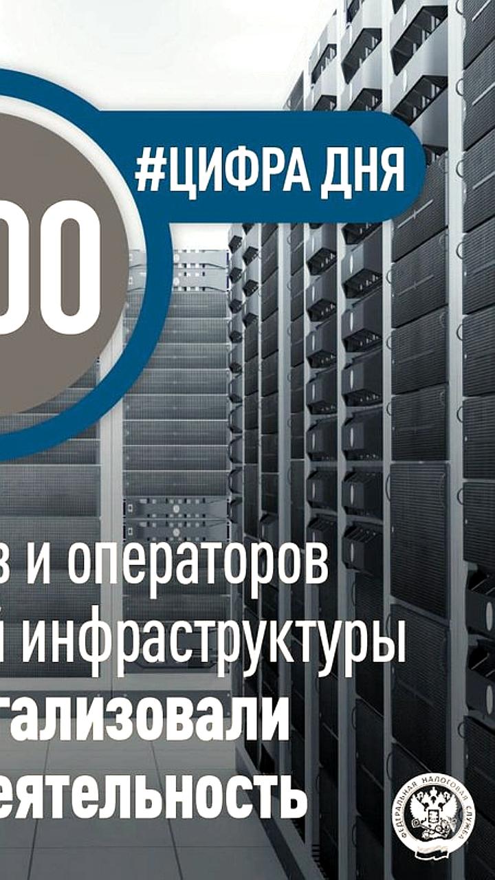 Более 1000 майнеров зарегистрировались в реестре ФНС России