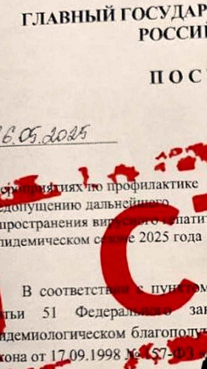 Роспотребнадзор предупреждает о фейковых письмах о вирусном гепатите А