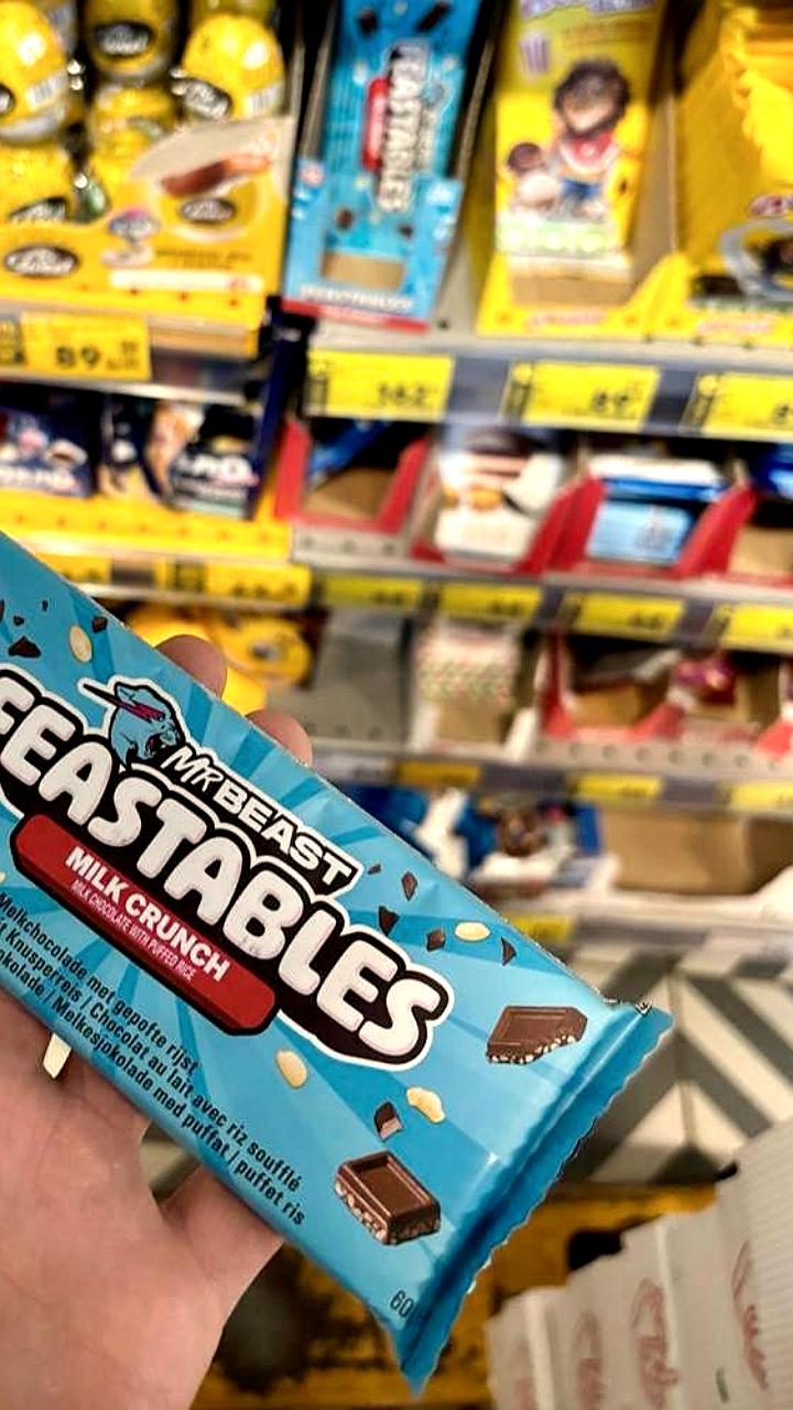 Шоколадки Feastables от Мистера Биста теперь в Пятёрочке по цене 162 рубля
