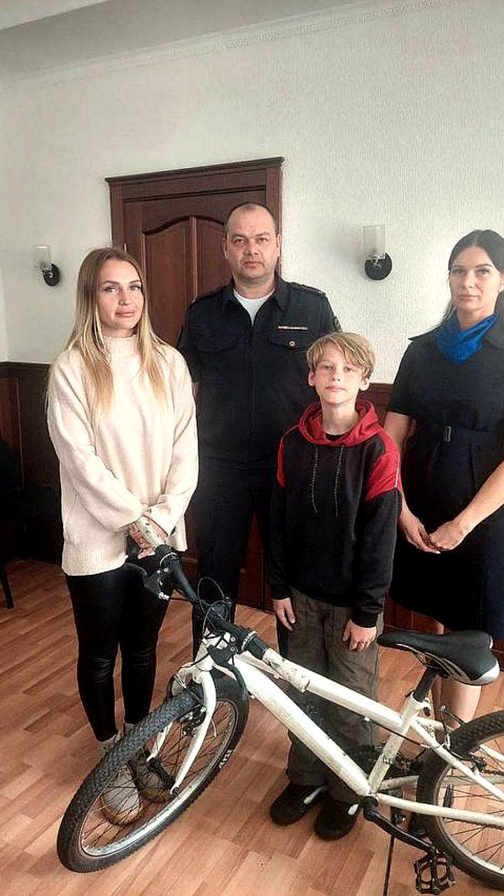 Полиция вернула украденный велосипед 12-летнему красноярцу