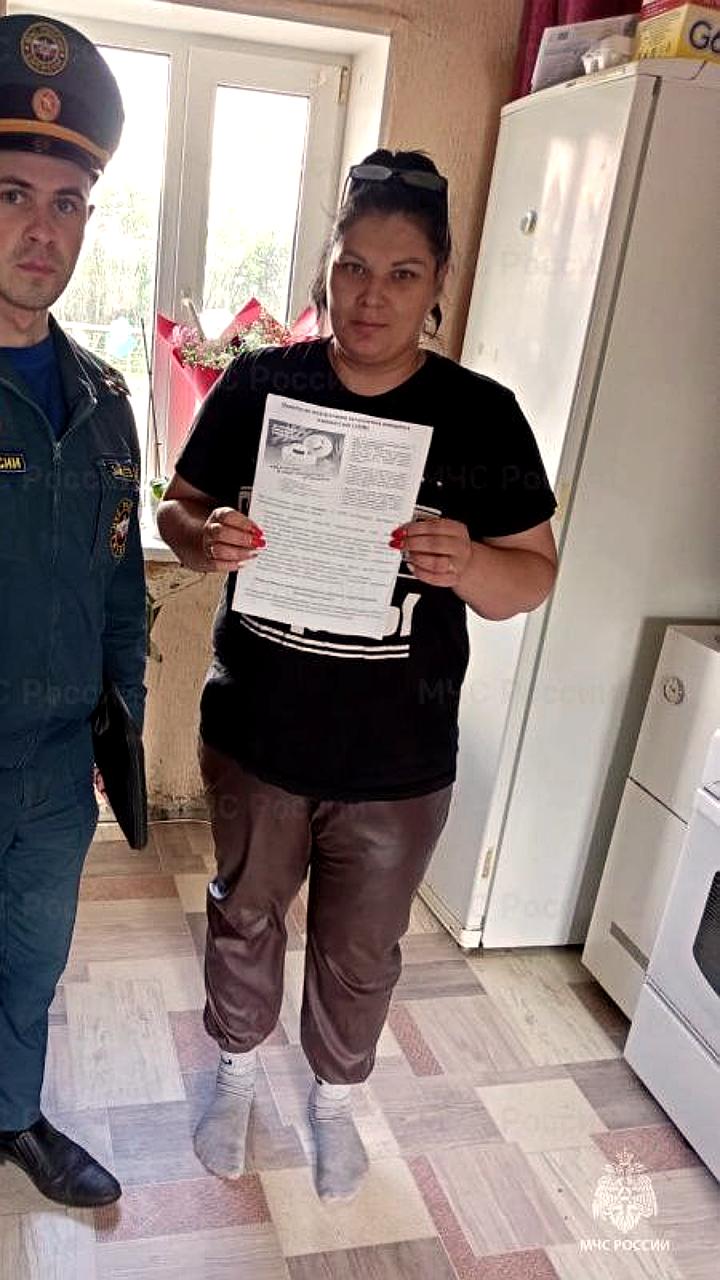 В Кимовске и окрестностях проходят профилактические мероприятия по пожарной безопасности