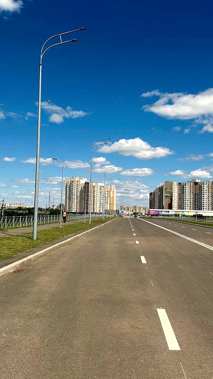 В Оренбурге продолжается строительство двух ключевых дорожных объектов