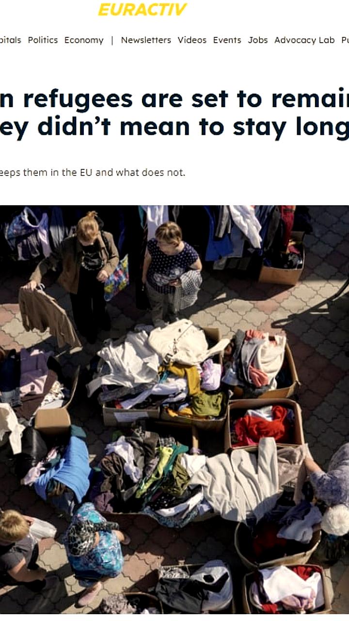ЕС рассматривает варианты поддержки украинских беженцев и их возвращения на родину