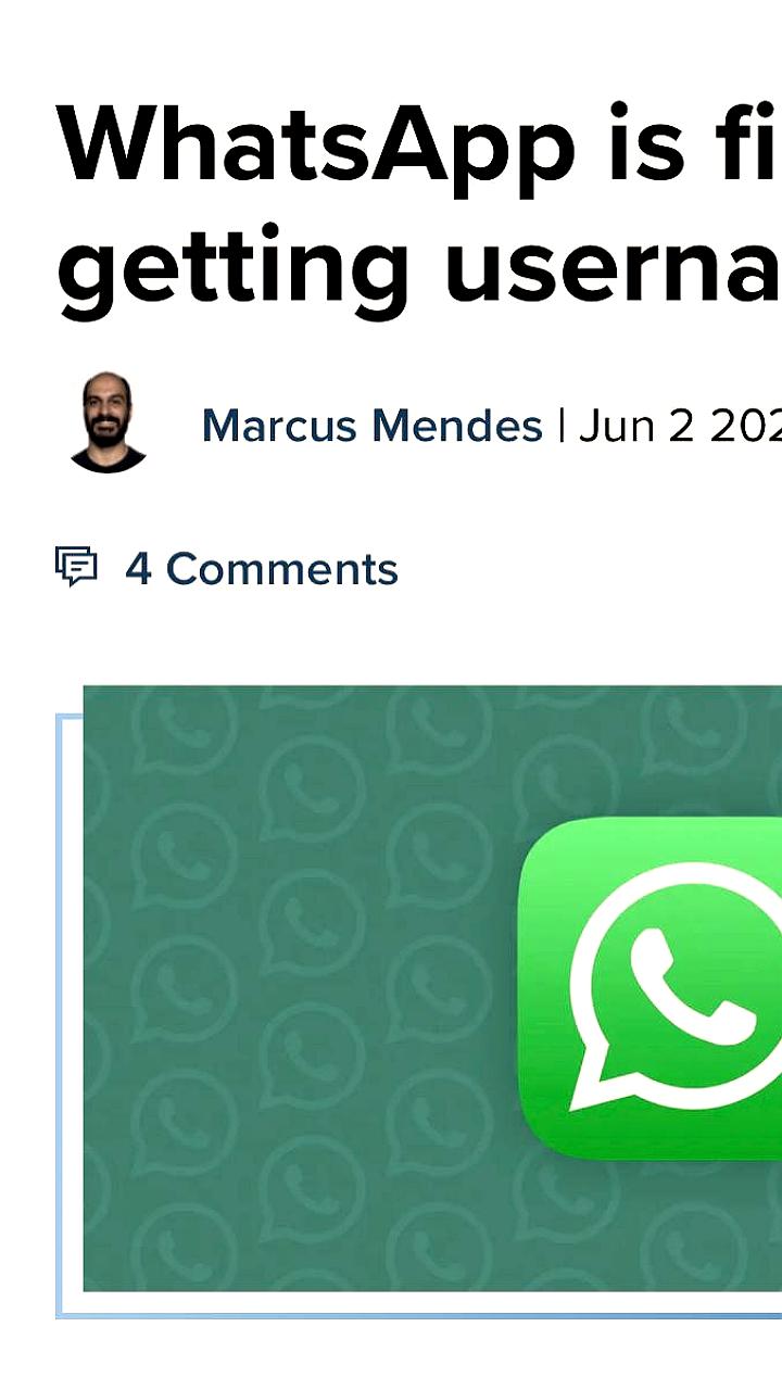 WhatsApp вводит юзернеймы для удобства общения