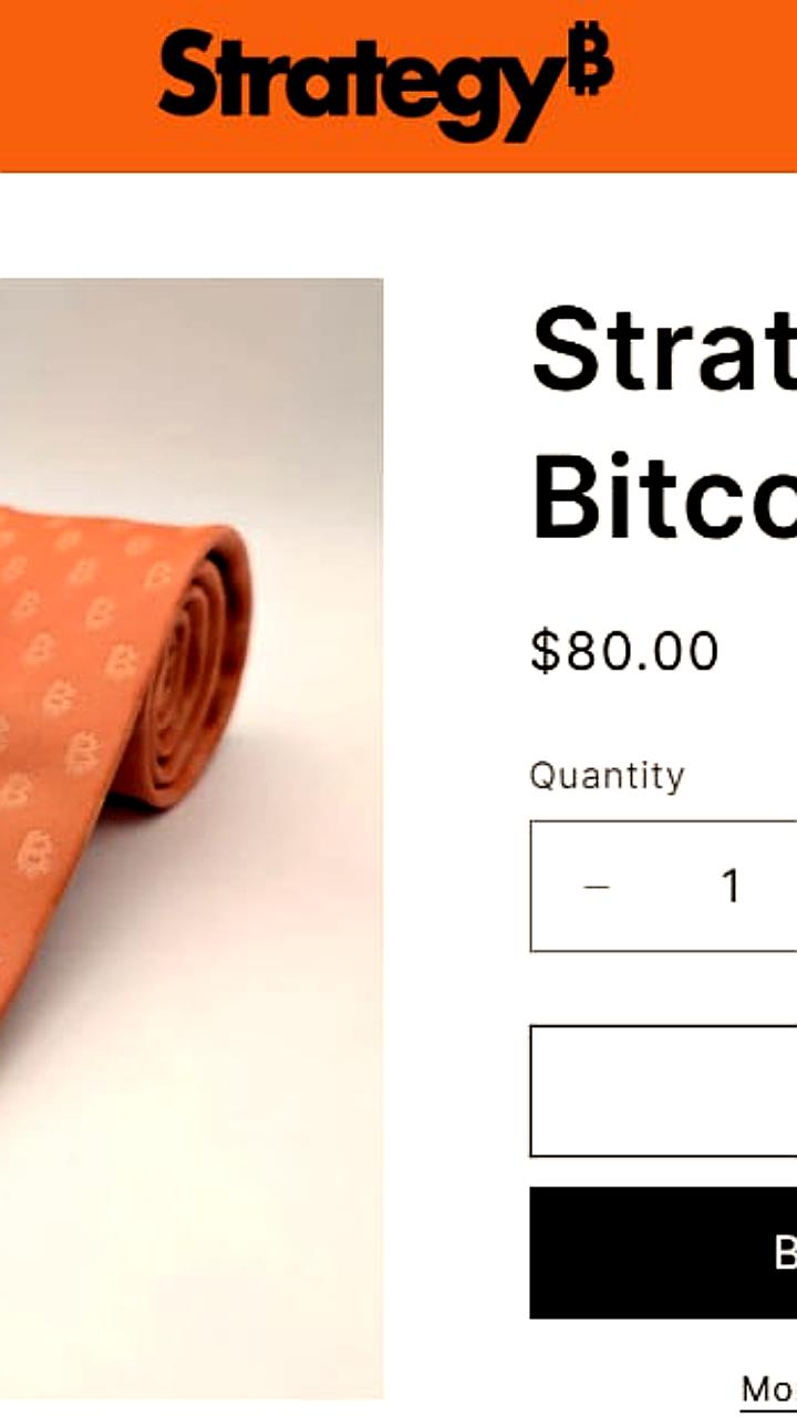 Старт продаж оранжевых биткоин-галстуков от Strategy Майкла Сейлора