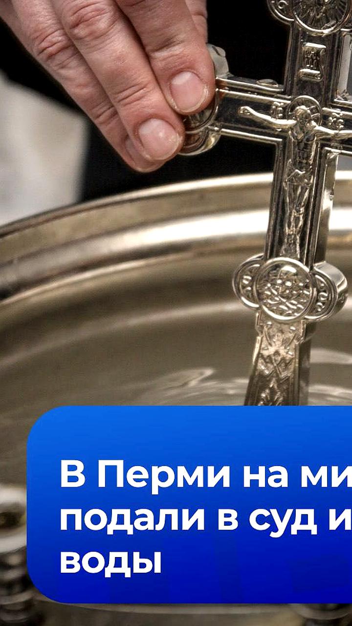 Юристка Ирина Пономарева подала в суд на митрополита Мефодия из-за освященной воды