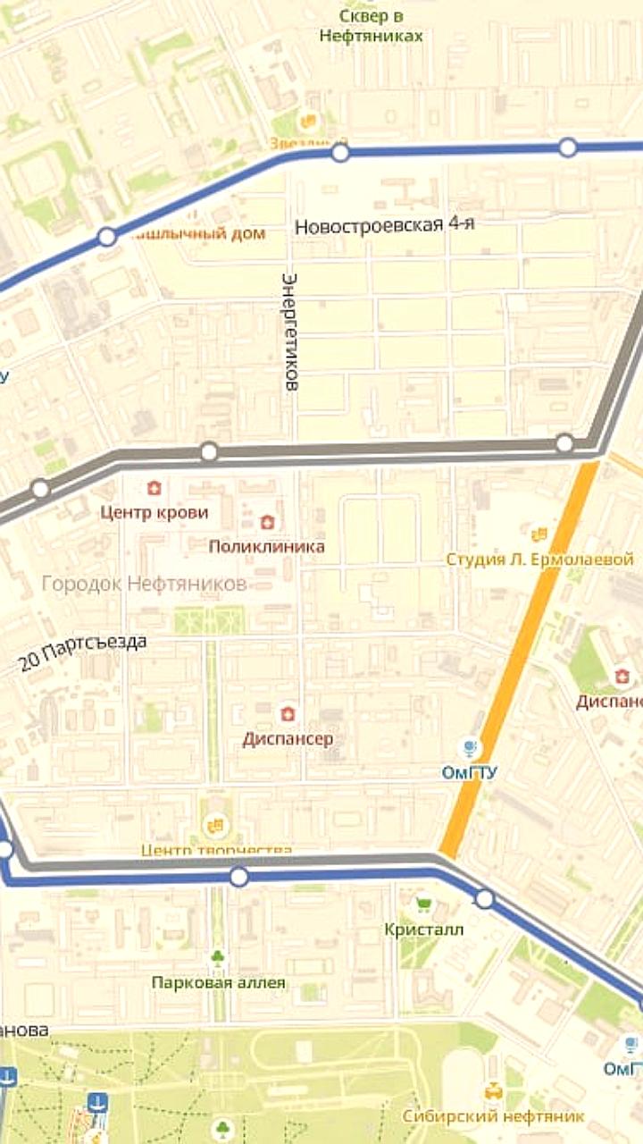 Изменение маршрута автобуса №83 в Омске из-за ремонта