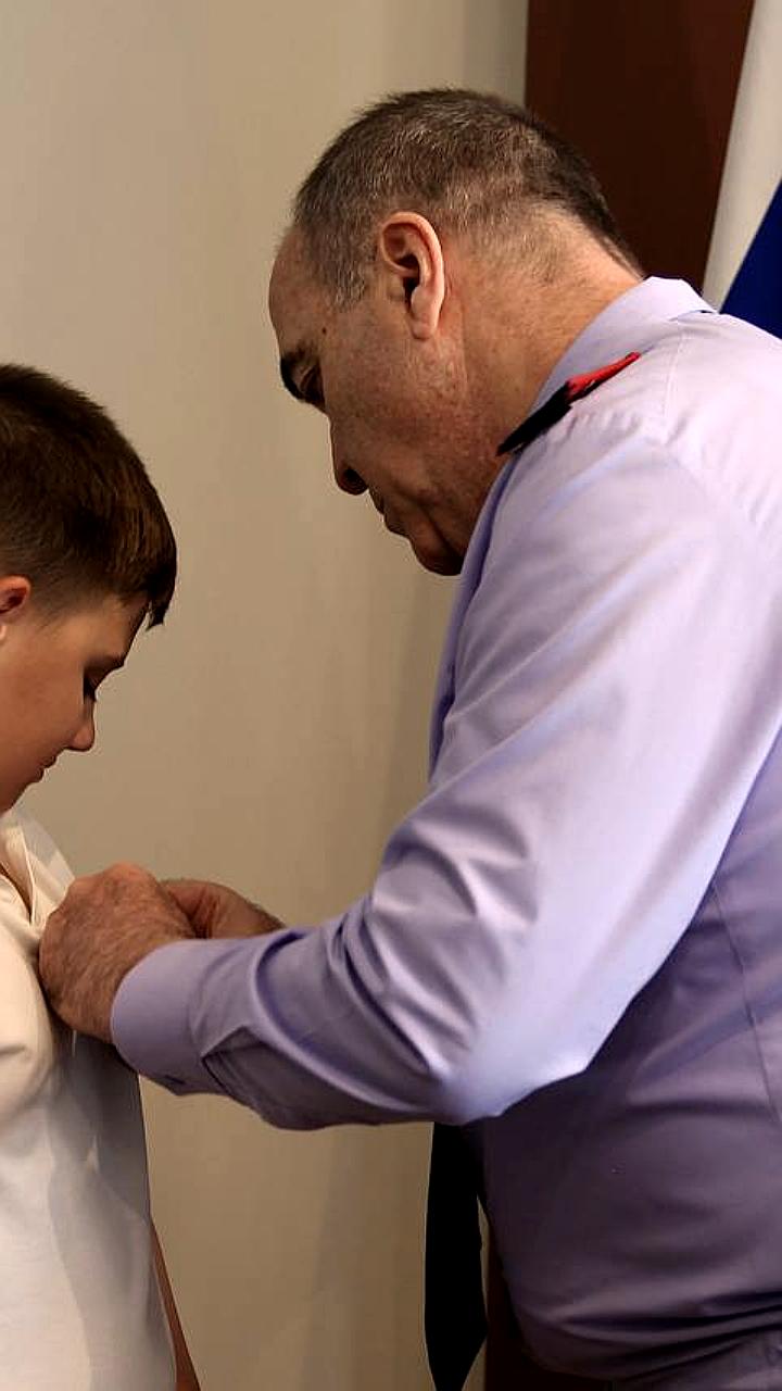 10-летний Дмитрий Русаков из Волгодонска награжден медалью СК России за спасение девушки