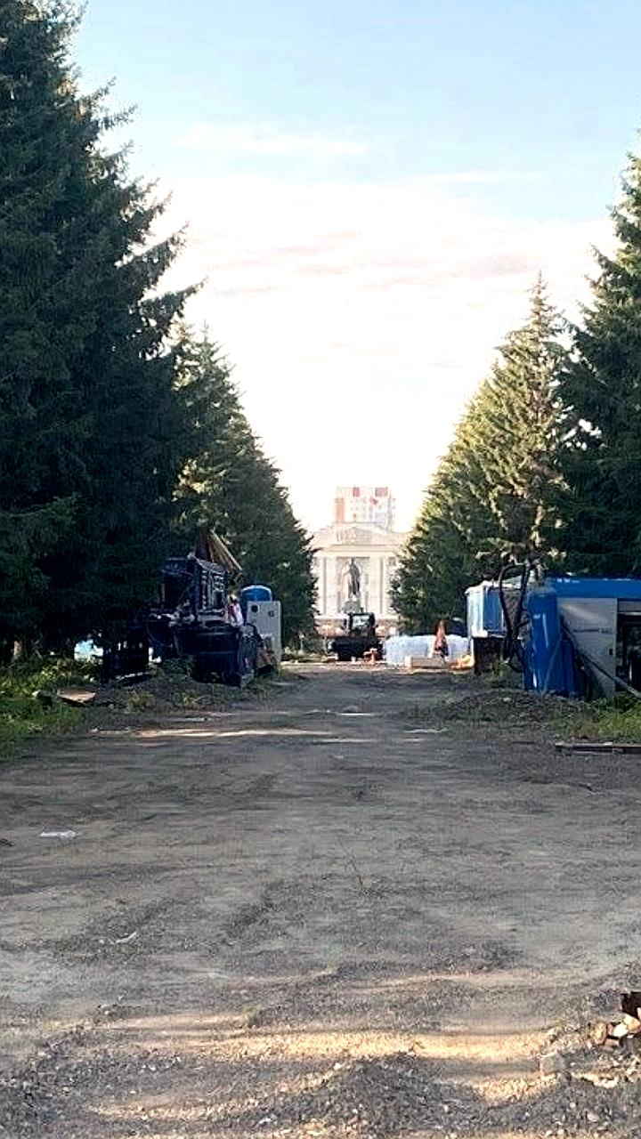 В Центральном парке Красноярска обнаружены человеческие останки возрастом более 50 лет