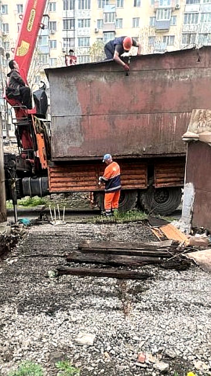 Во Владивостоке демонтировано более 200 незаконных объектов в рамках санитарного двухмесячника