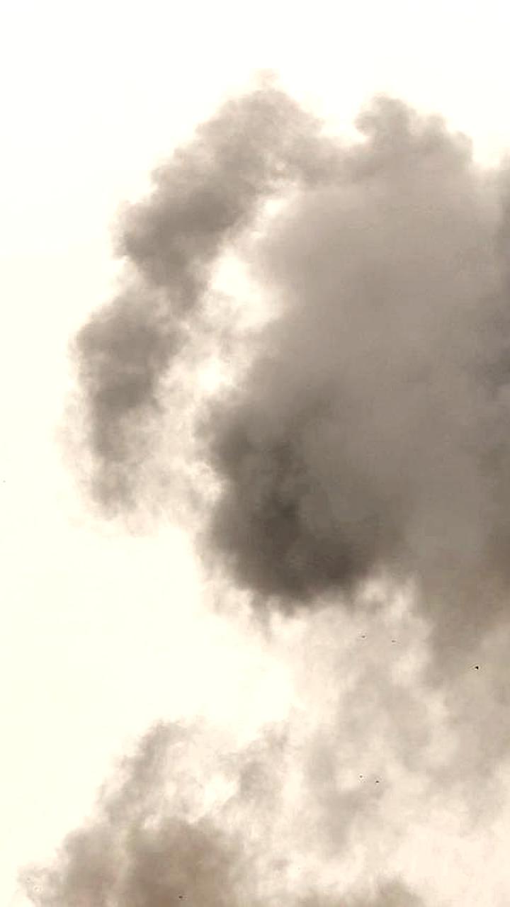 Пожар и взрывы на химкомбинате «Азот» в Новомосковске