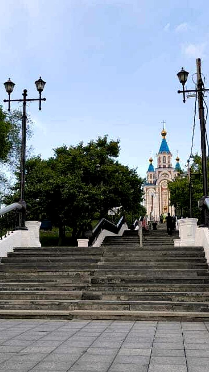 Хабаровск: обновление набережной и ремонт центральной лестницы продолжаются