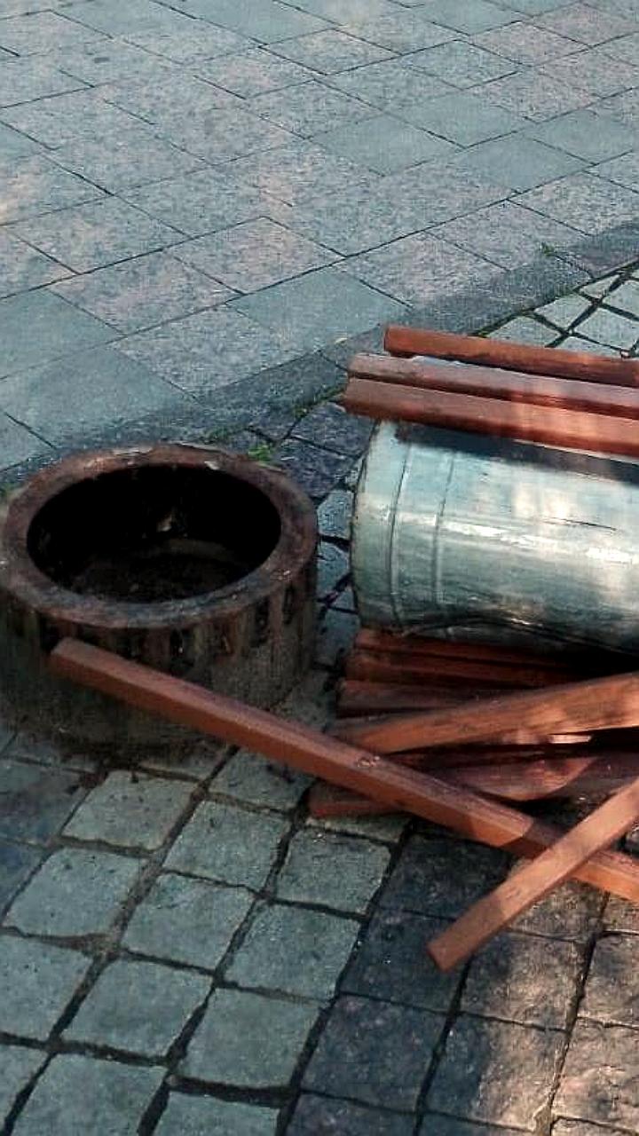 В Уфе вандалы повредили оборудование на инклюзивной спортивной площадке