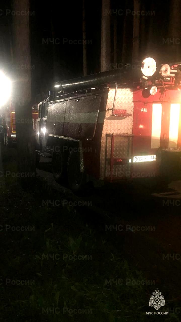 Пожар в Ивановской области: два дачных дома уничтожены