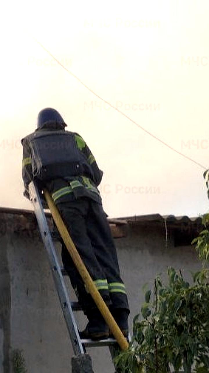 Спасатели ликвидировали пожар в Херсонской области и Высокогорском районе