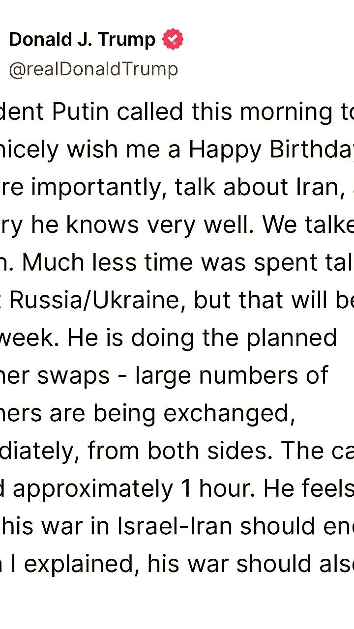 Трамп и Путин обсудили Иран и обмен пленными, планируя вернуться к Украине
