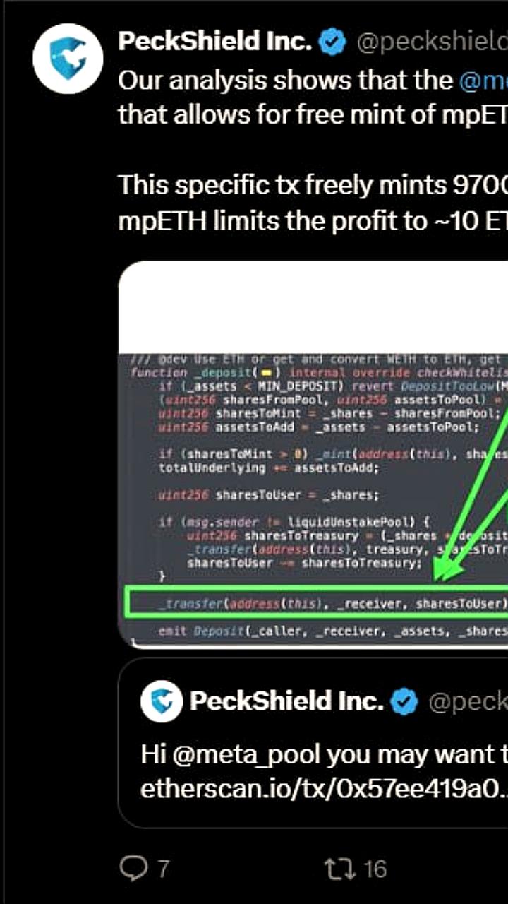 Взлом смарт-контрактов Meta Pool: убытки составили $25,000