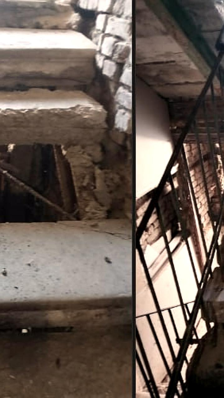 В Омске обрушилась бетонная плита в аварийном доме