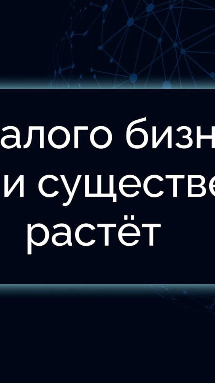 Малый и средний бизнес России достиг рекорда в 35 трлн руб. за семь лет