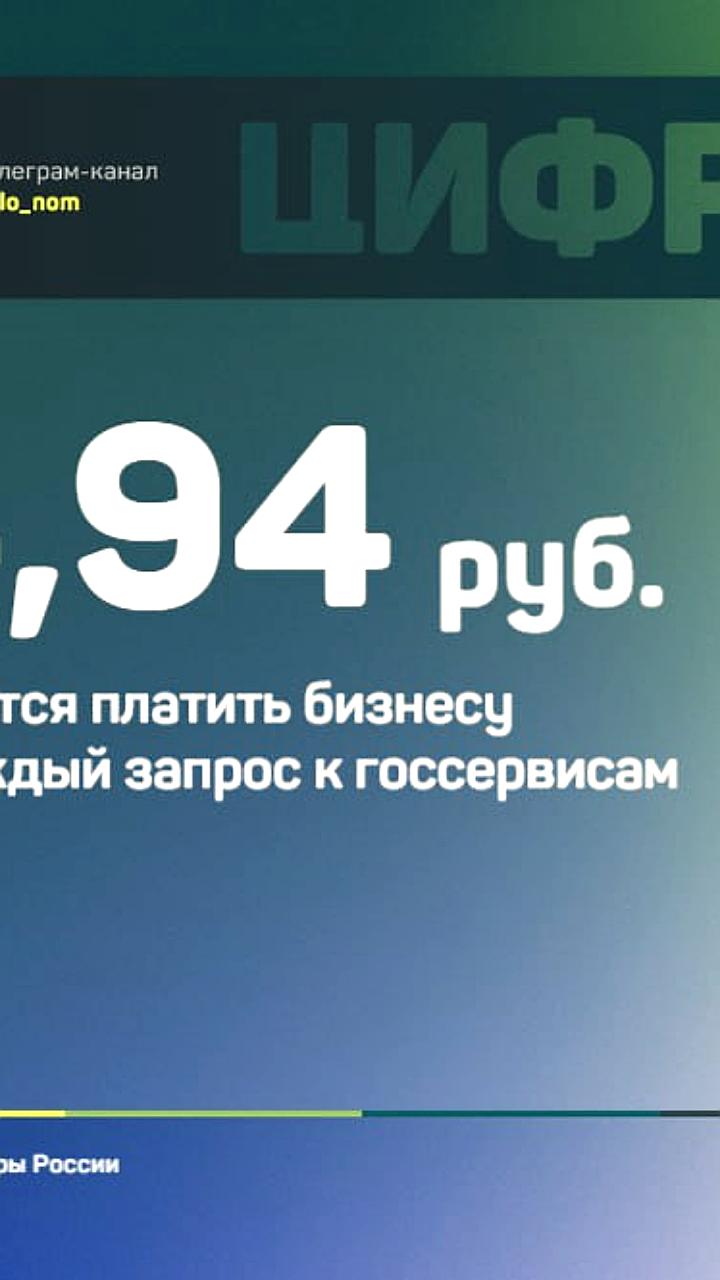 Минцифры РФ предлагает освободить бизнес от платы за запросы в СМЭВ