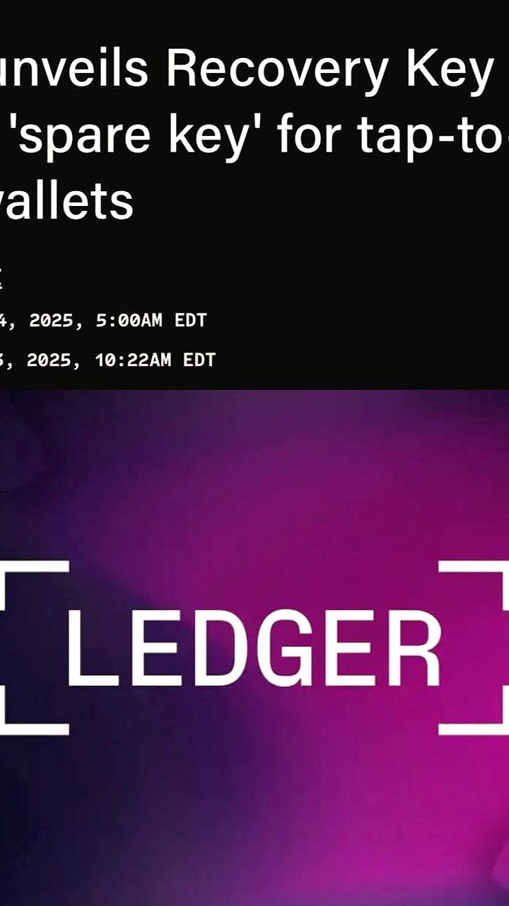 Ledger запускает Recovery Key для упрощенного восстановления криптокошельков