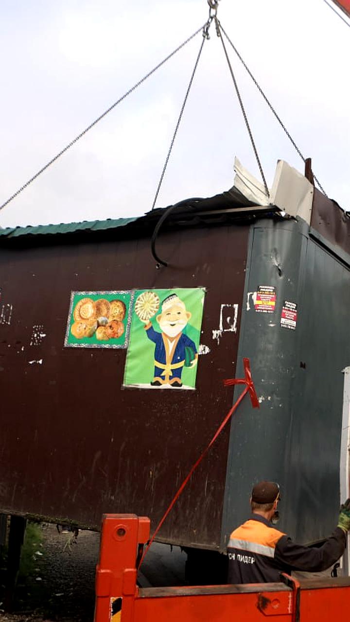 В Новосибирске продолжается демонтаж нестационарных объектов: с начала года убрано 415 павильонов