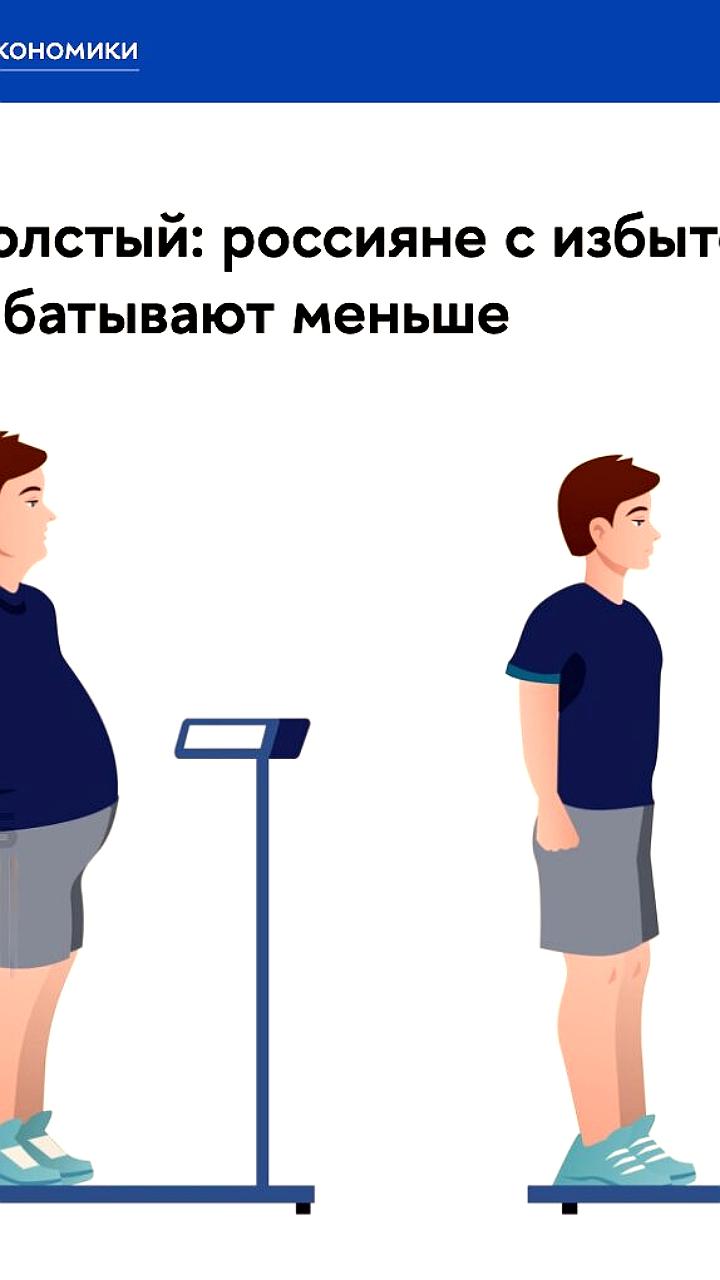 Исследование: лишний вес влияет на уровень зарплаты россиян