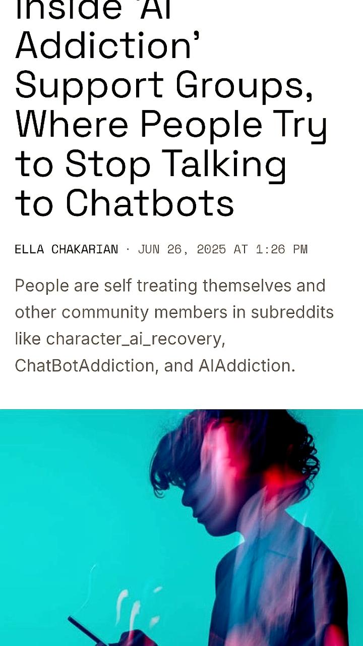 На Reddit появляются группы поддержки для людей с зависимостью от чат-ботов