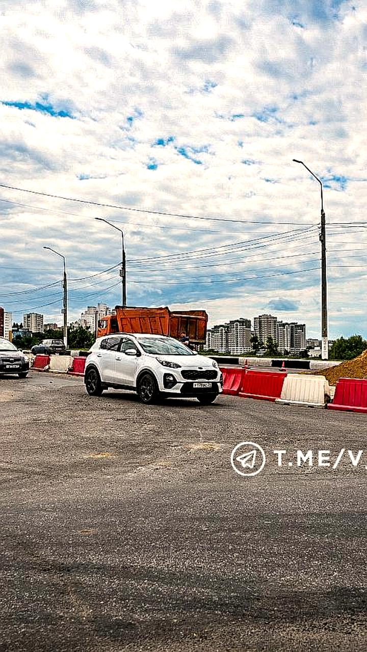 Временные ограничения движения на новом мосту в Белгороде 28 и 29 июня