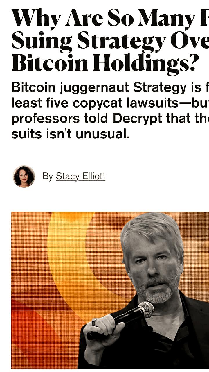 Иски против компании Strategy: инвесторы обвиняют в мошенничестве с Bitcoin