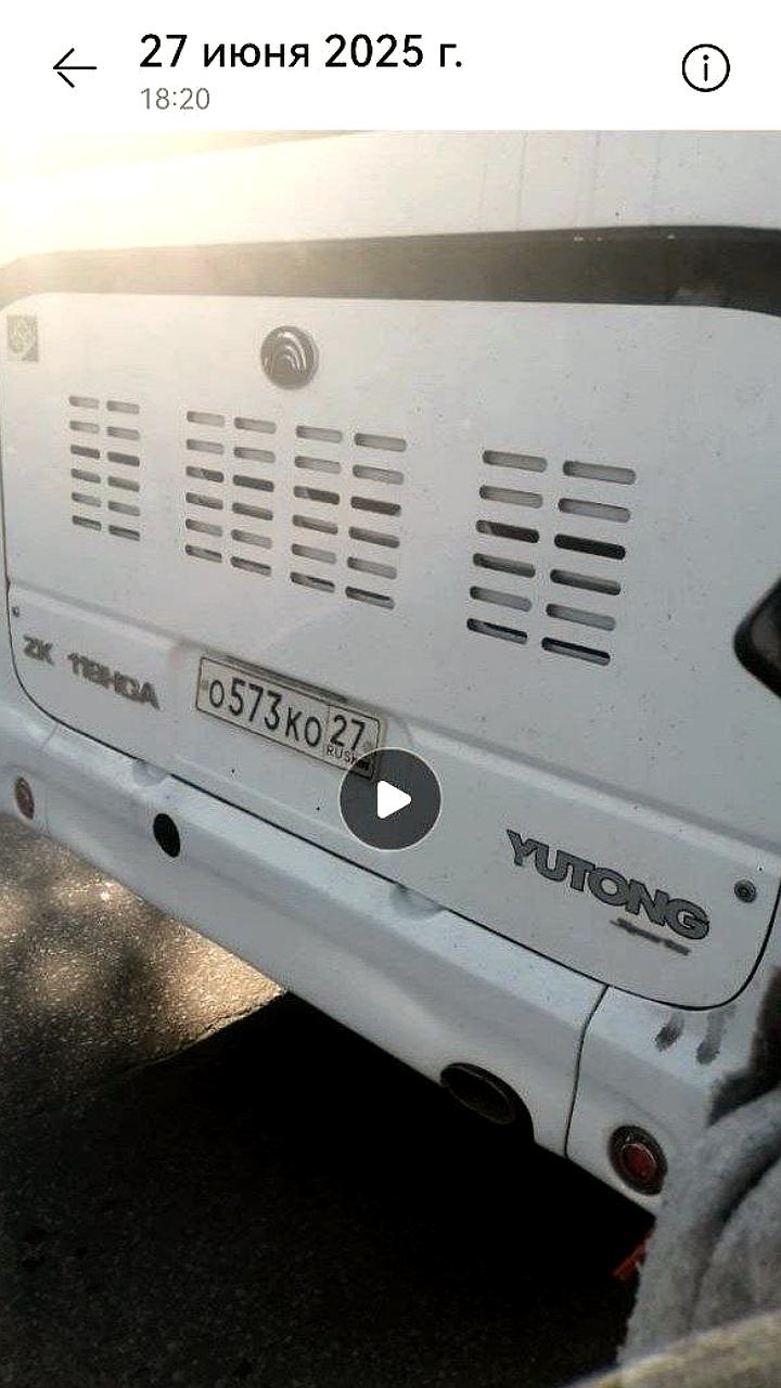 Девушка упала в обморок в автобусе Хабаровска из-за жары