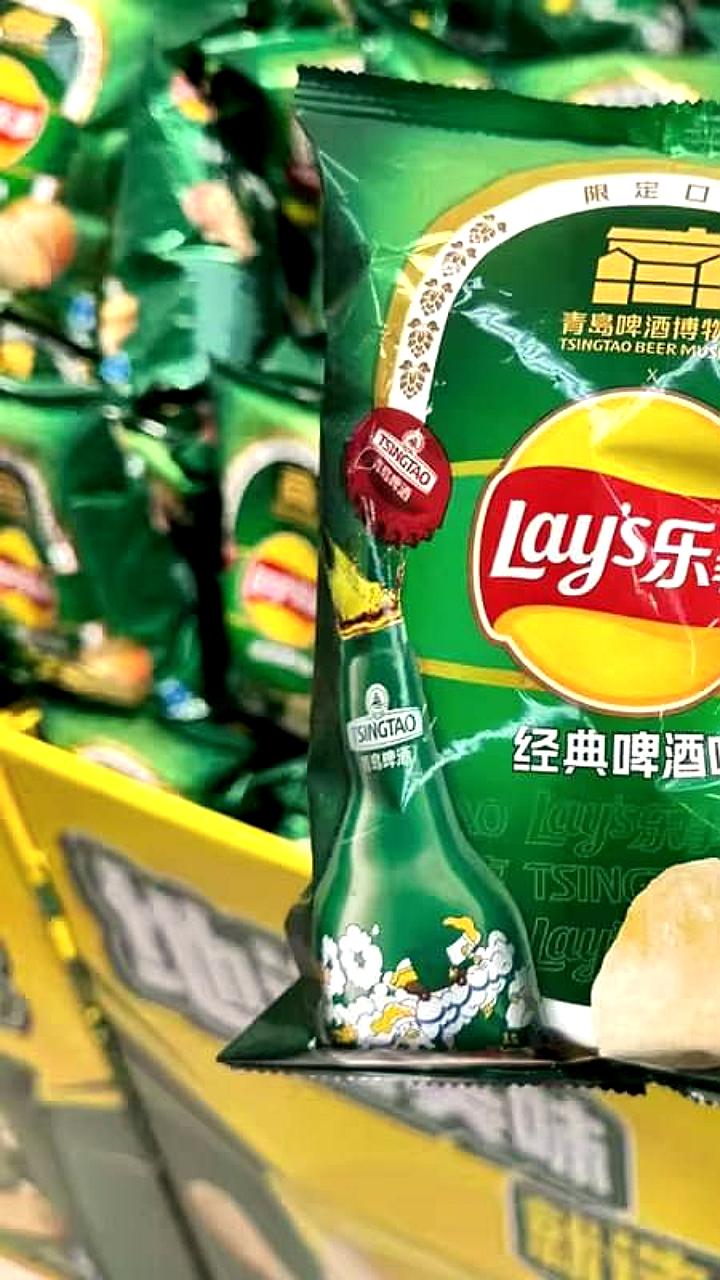 Lay’s представили чипсы со вкусом пива в сотрудничестве с Tsingtao