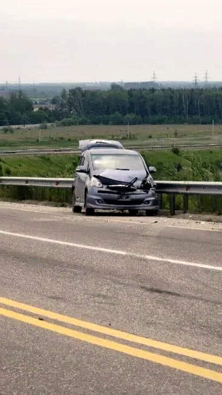 ДТП с мотоциклом и автомобилем на объездной трассе в Свободном