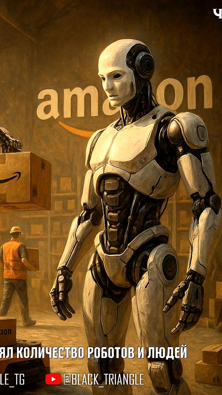 Amazon достигла миллиона роботов, уравняв их число с человеческими работниками