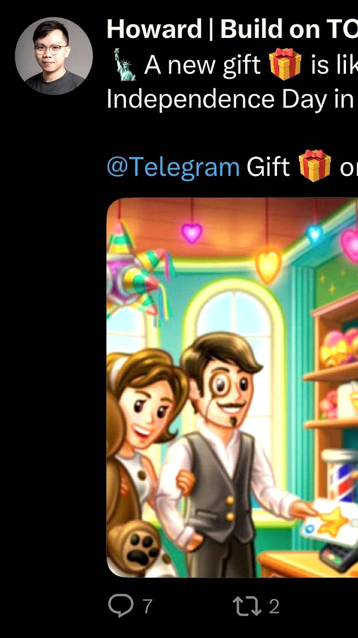 Ожидание новых подарков в Telegram к Дню независимости США