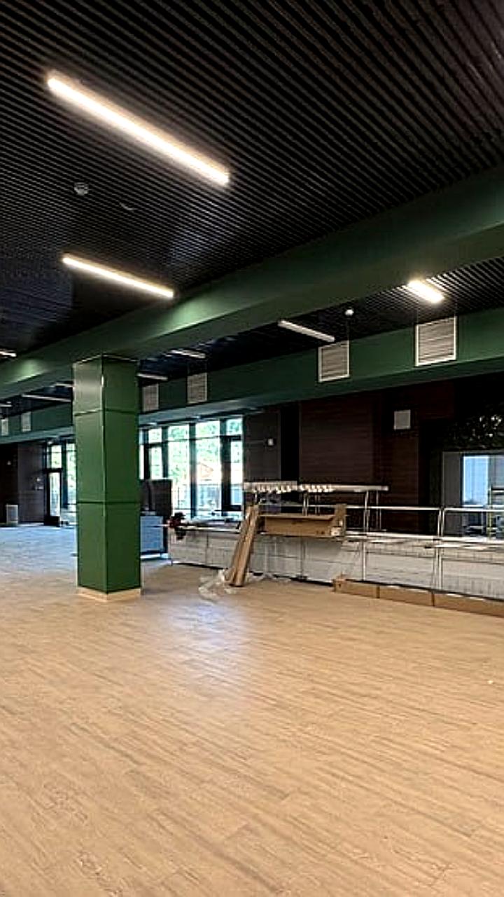Строительство новой школы в Новосибирске nearing completion