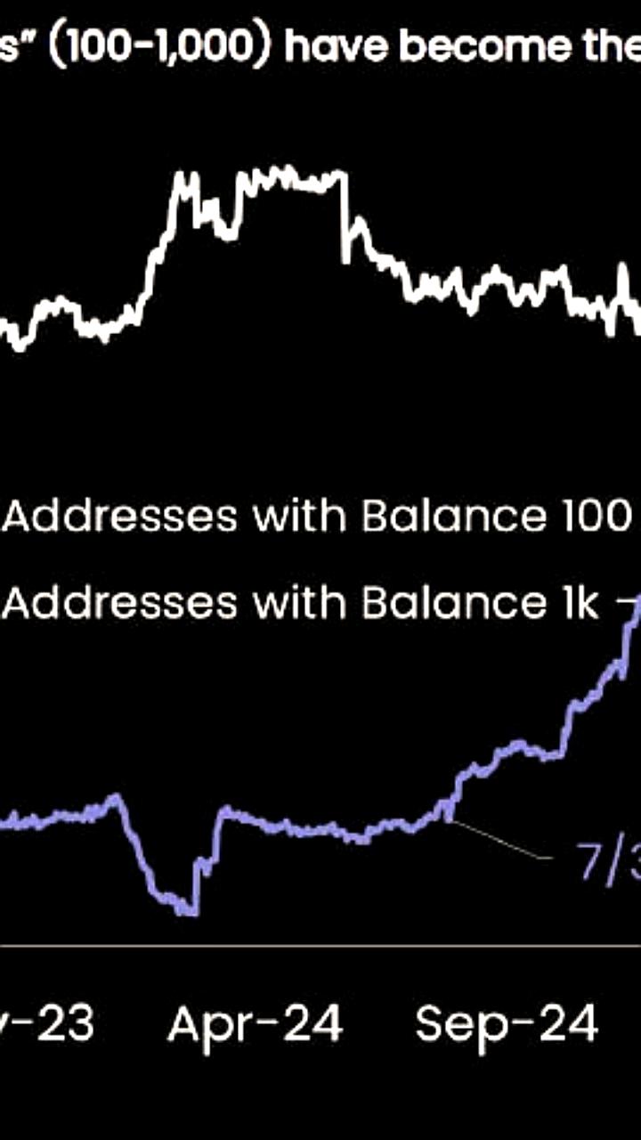 Киты продают 500,000 BTC, институциональные инвесторы продолжают накапливать